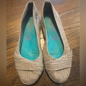 Gray Casual Blowfish Ballet Flats